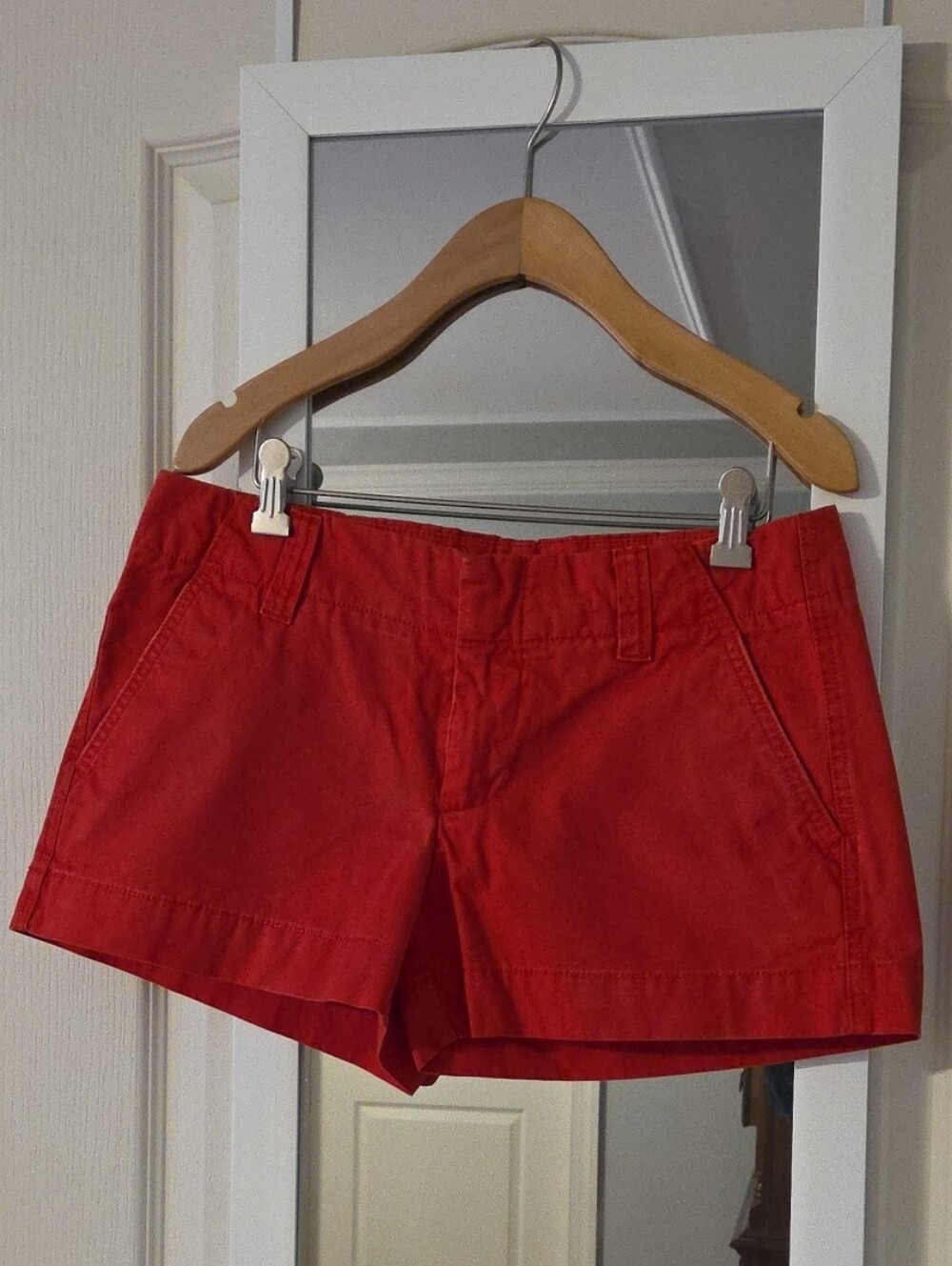 GAP Women’s Red Cotton Casual Shorts Sz 6